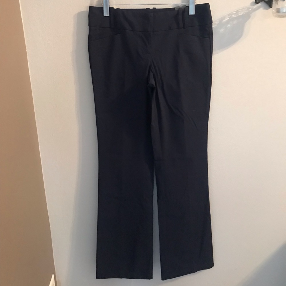 The Limited Exact Stretch Navy Slacks, Long, Size 8.